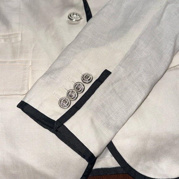 🔥🔥🔥NEW J. Crew Linen Blazer Jacket - Picture 6 of 9